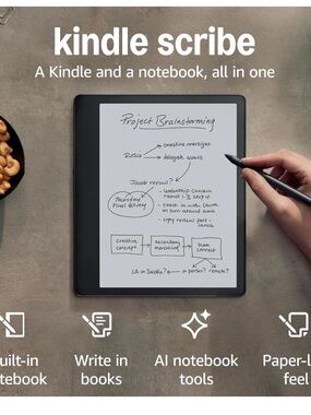 Amazon Kindle Scribe 16GB Kindle Scribe 1st gen 2022 release used with stylus